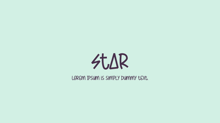 Starborn Font Family : Download Free for Desktop & Webfont