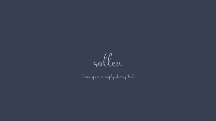 sallea Font