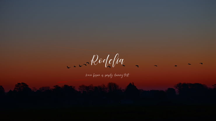 Rodelia Font