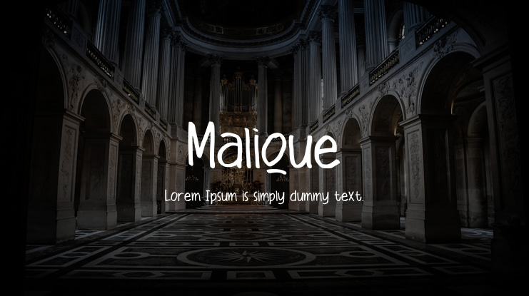 Malique Font Family