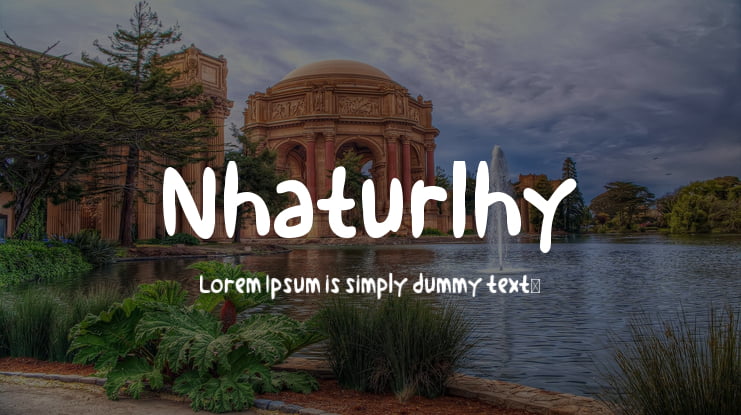 Nhaturlhy Font