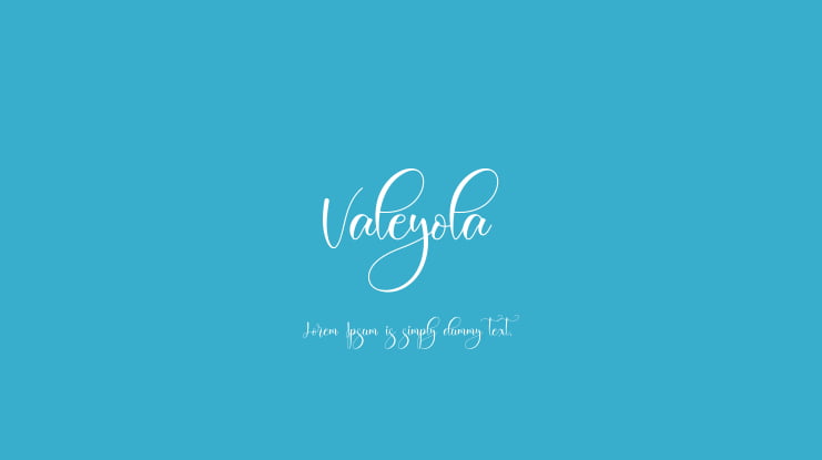 Valeyola Font