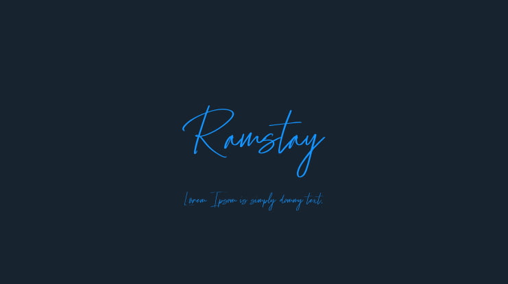 Ramstay Font Family