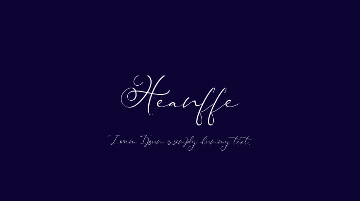 Heanffe Font