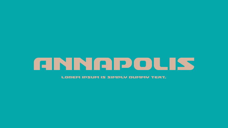 Annapolis Font Family