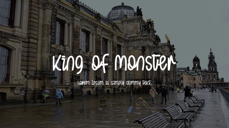 King of Monster Font