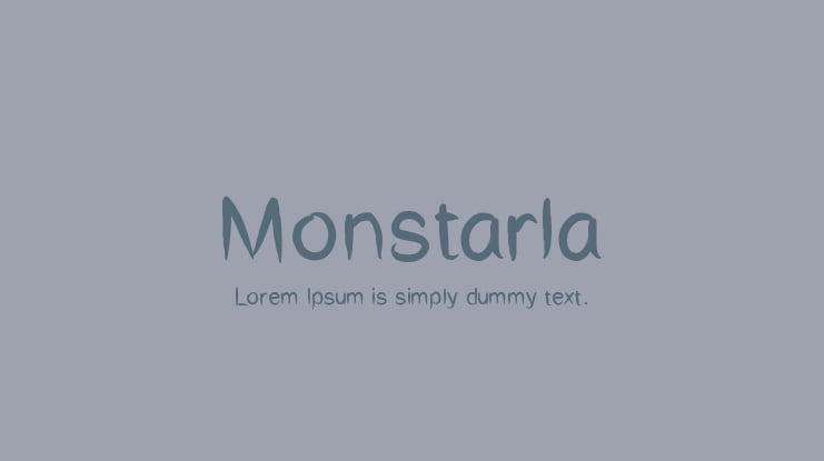 Monstarla Font