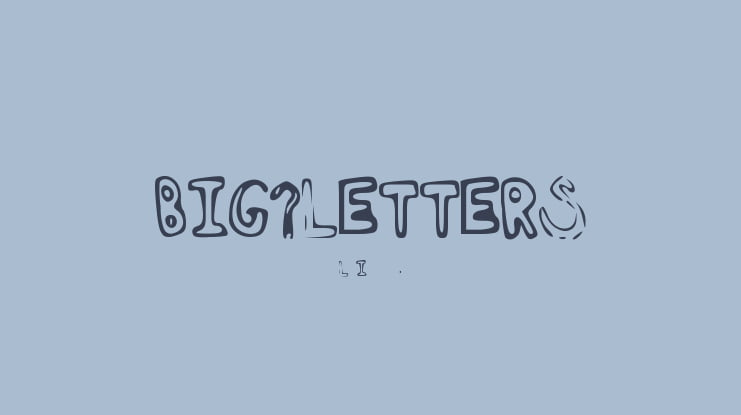 BIG_LETTERS Font