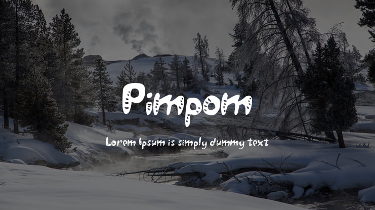 Pimpom Font