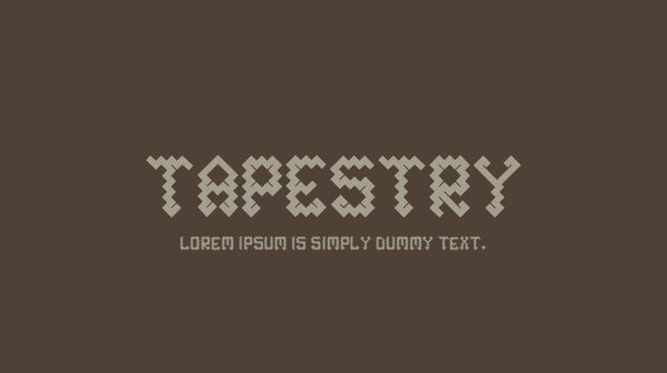 tapestry Font