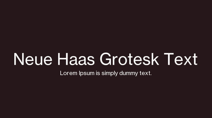 neue haas grotesk text pro