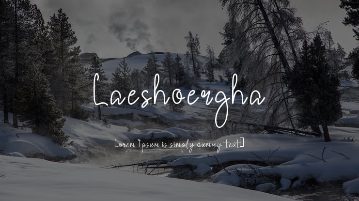 Laeshoergha Font