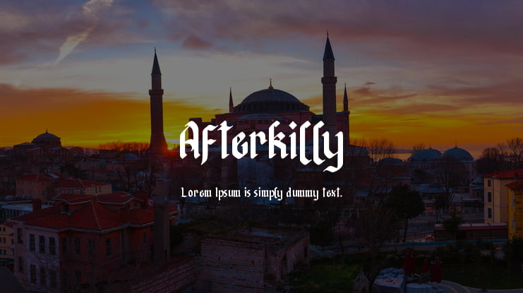 Afterkilly Font