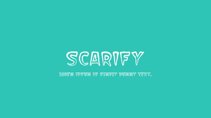 Scarify Font Family