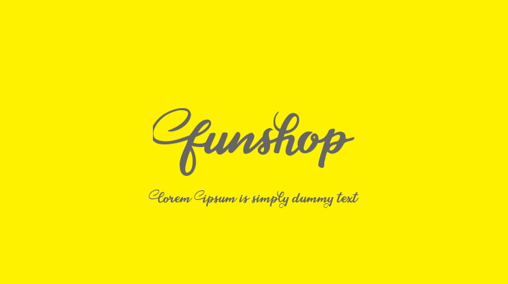 Funshop Font