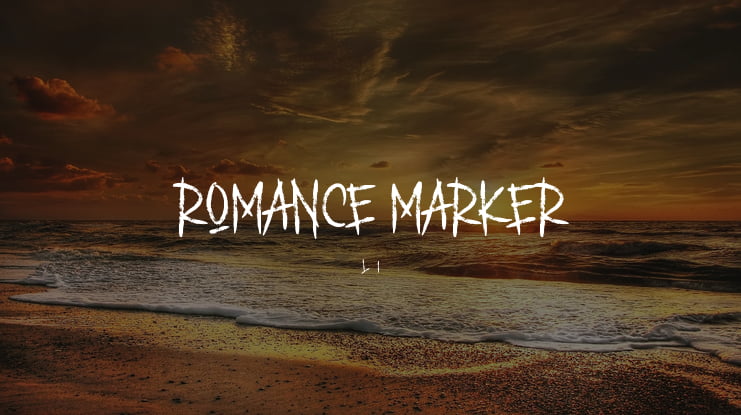 ROMANCE MARKER Font