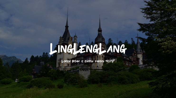 LingLengLang Font