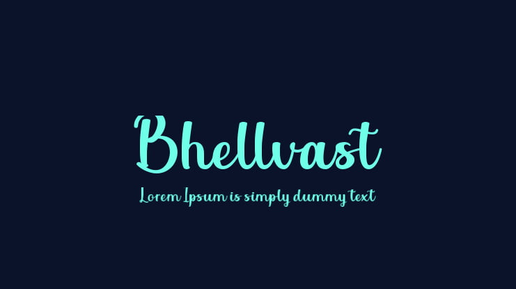 Bhellvast Font