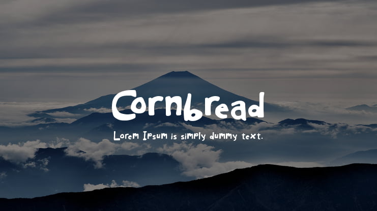 Cornbread Font