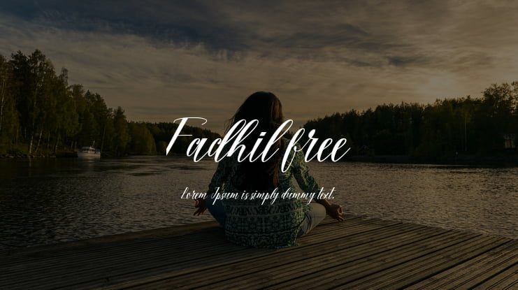 Fadhil free Font : Download Free for Desktop & Webfont