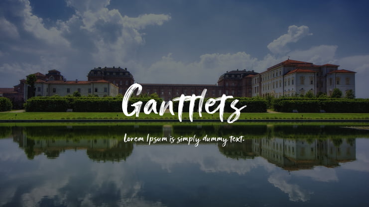 Ganttlets Font