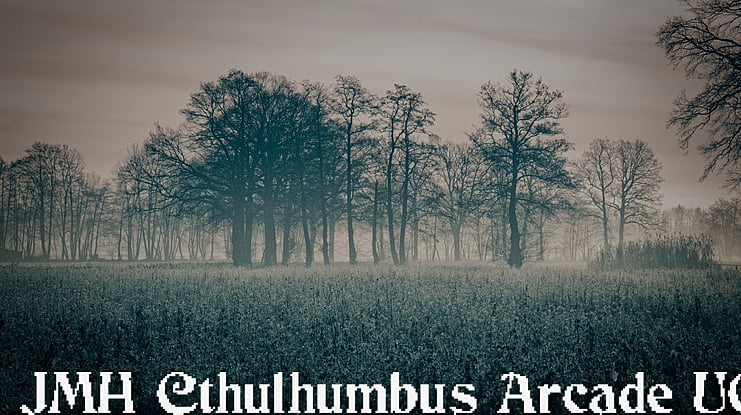 JMH Cthulhumbus Arcade UG Font Family