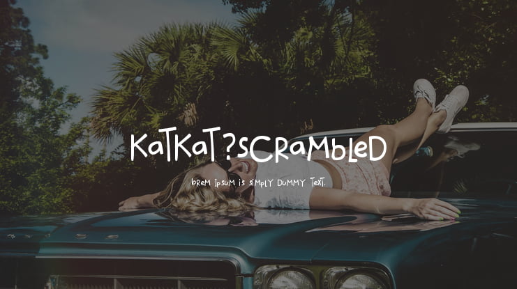 katkat_scrambled Font