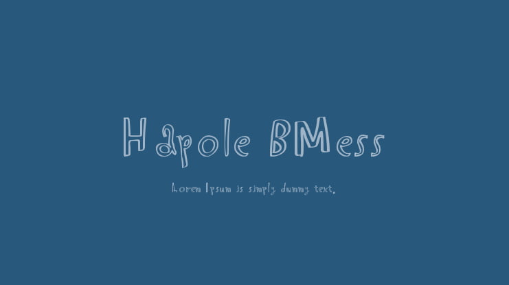 Hapole BMess Font