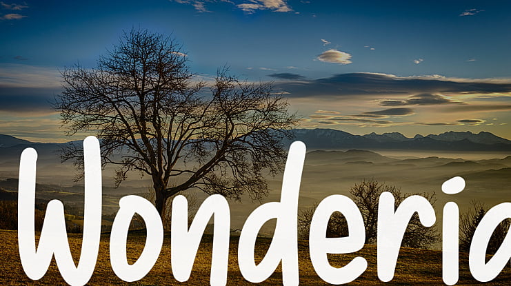 Wonderia Font