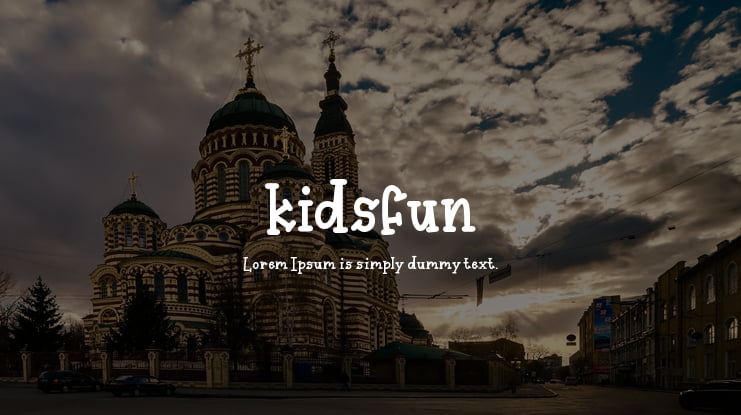 kidsfun Font