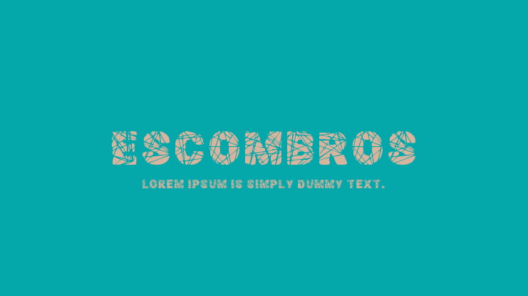 Escombros Font