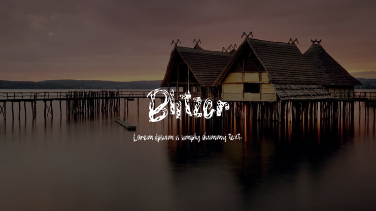 Blitzer Font