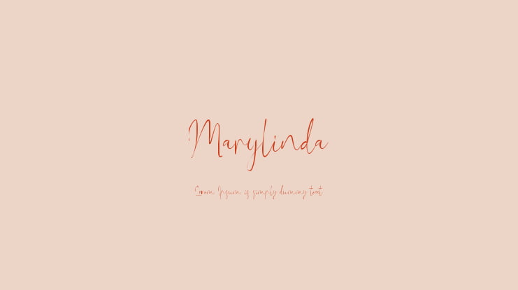 Marylinda Font