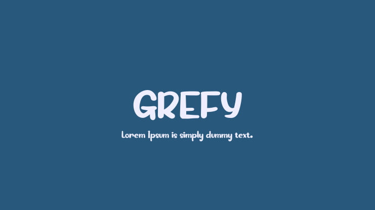 GREFY Font