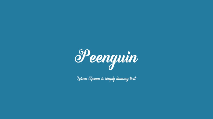 Peenguin Font