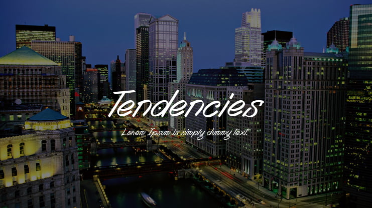 Tendencies Font