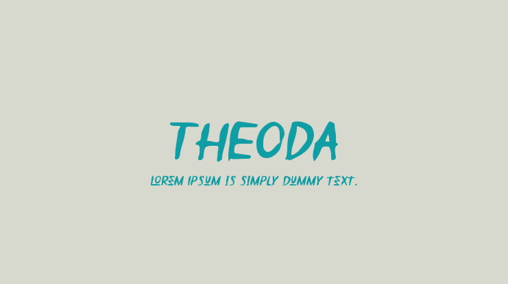 THEODA Font