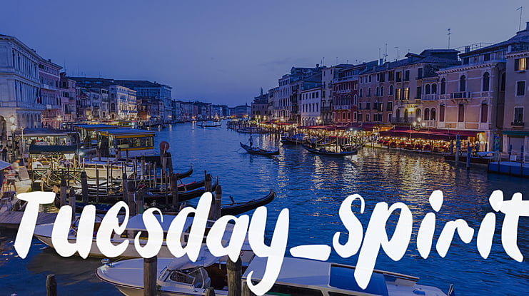 Tuesday_Spirit Font