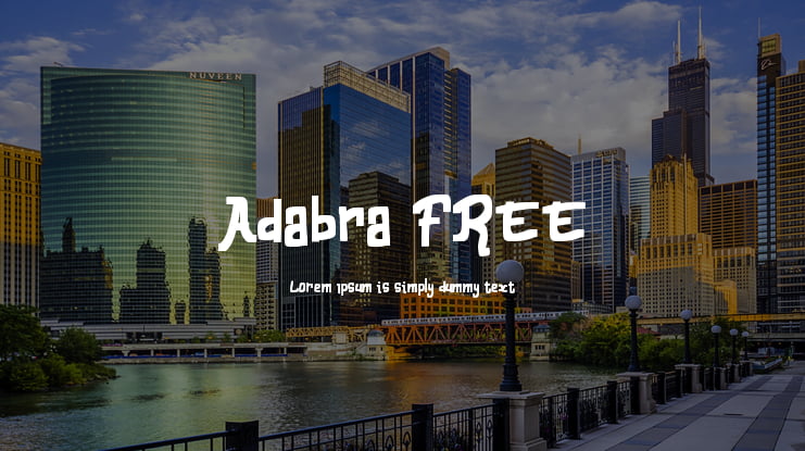 Adabra FREE Font