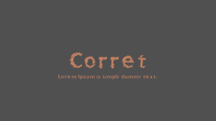 Corret Font