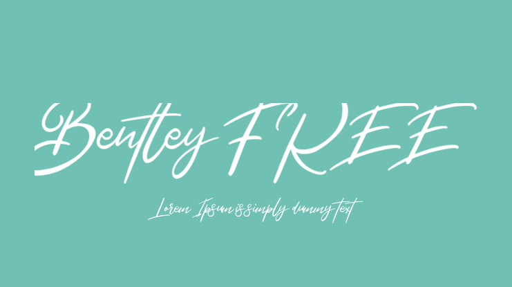 Bentley FREE Font