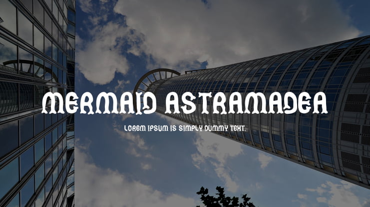 Mermaid Astramadea Font