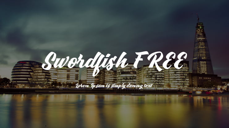 Swordfish FREE Font