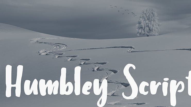 Humbley Script Font