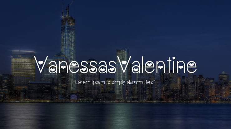 VanessasValentine Font