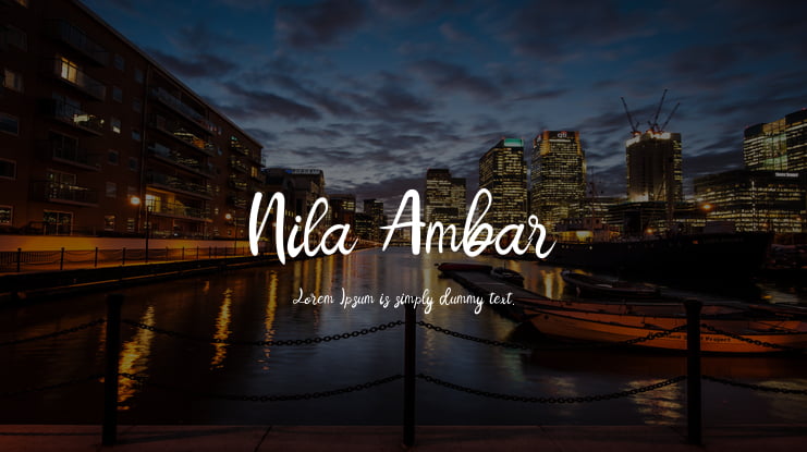 Nila Ambar Font