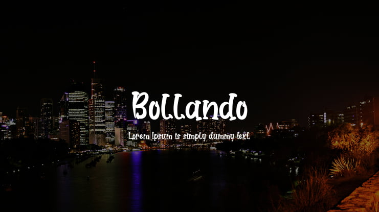 Bollando Font