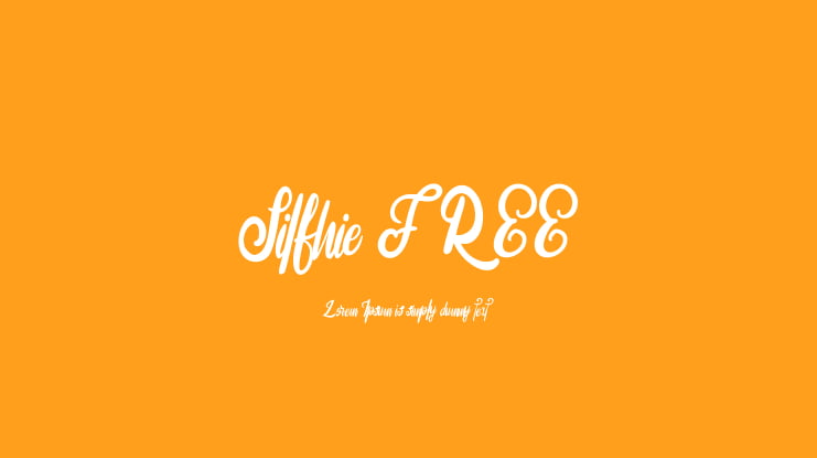 Silfhie FREE Font