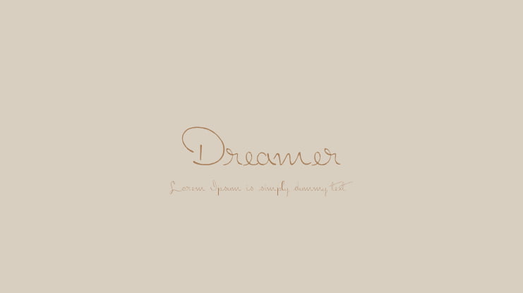 Dreamer Font