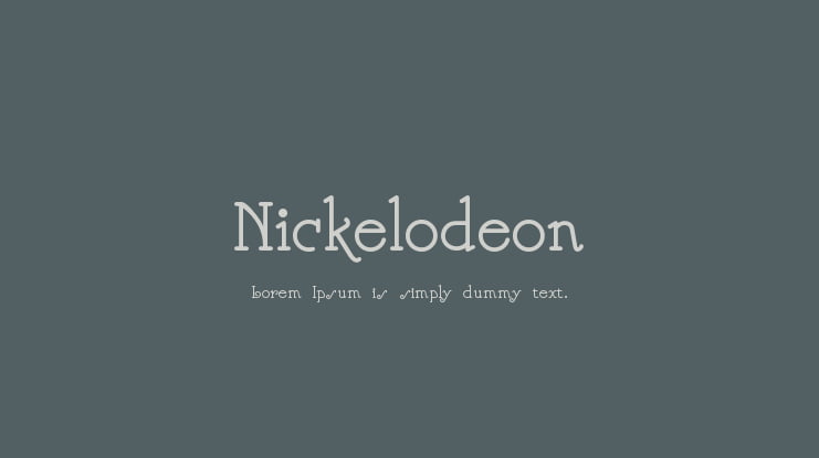 all that nickelodeon font